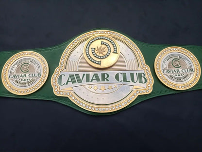 Custom Caviar Club Championship Belts for 420 Events