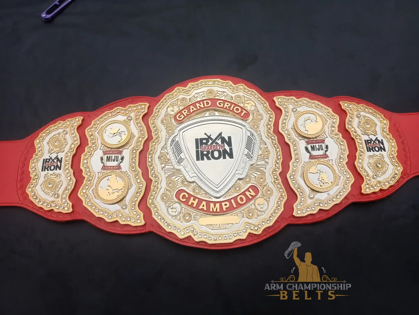 Custom Cultural Excellence Championship Belt
