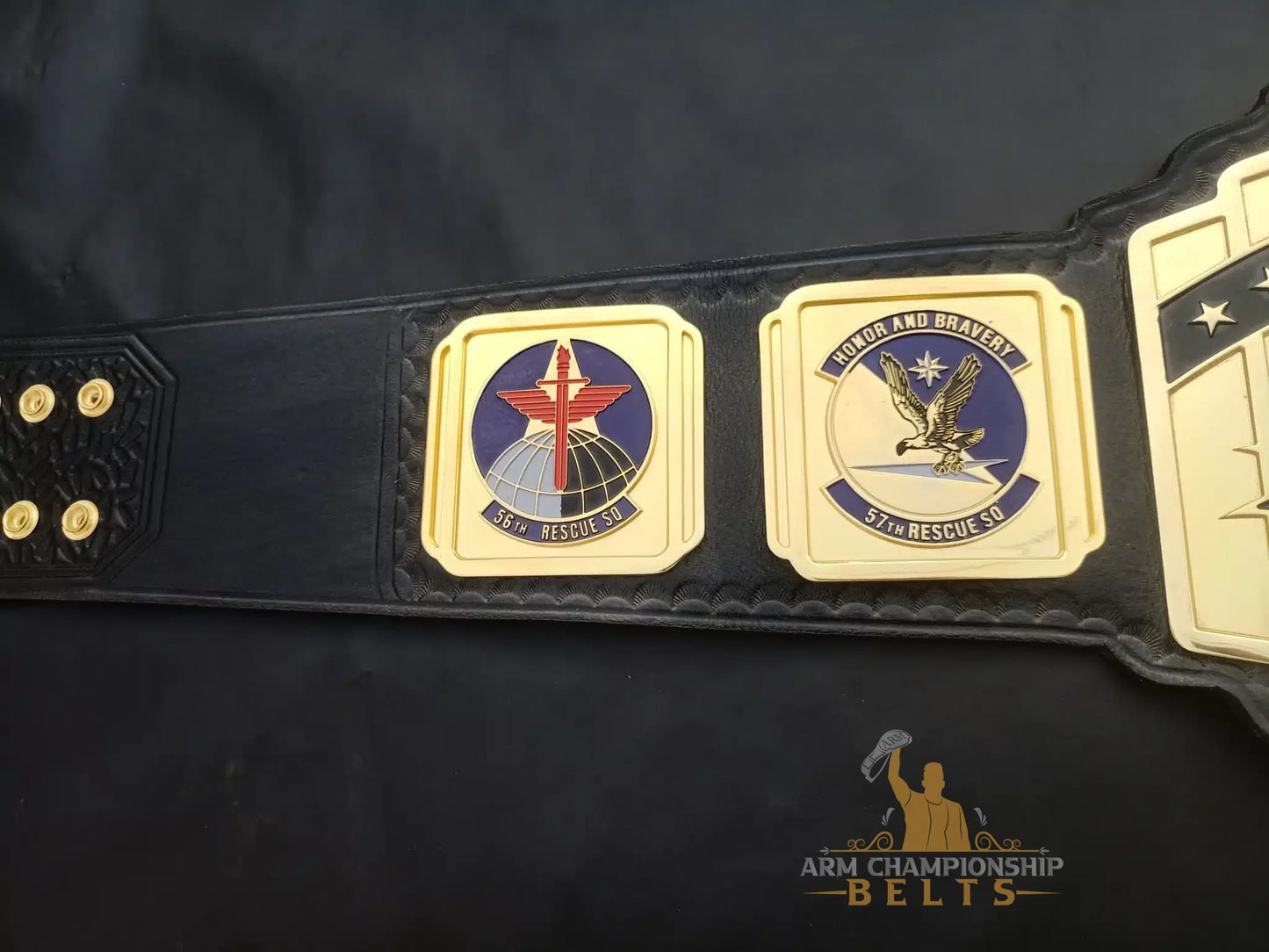 Custom Military Squadron Championship Belt