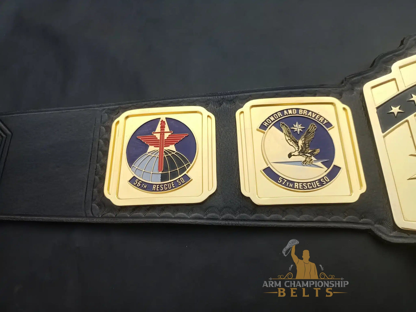 Custom Military Squadron Championship Belt