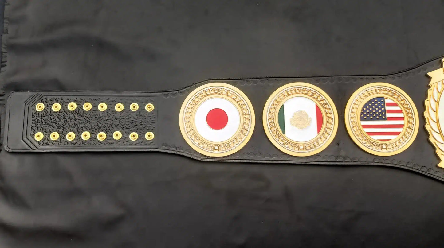 Custom Downtown Wrestling Championship Belt