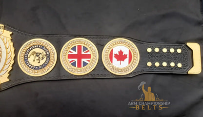 Custom Downtown Wrestling Championship Belt