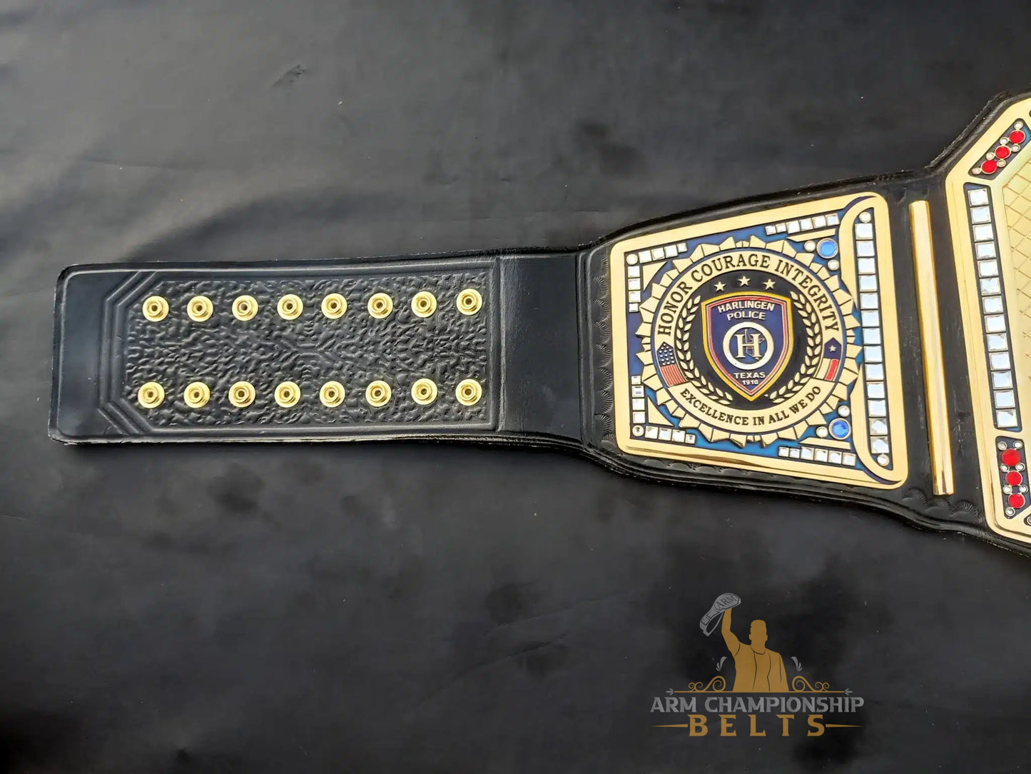Harlingen Police Department Custom Performance Championship Belt