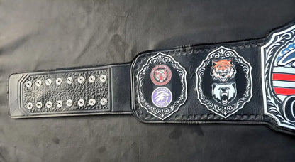 Personalized School Wrestling Championship Belt