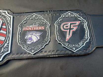 Personalized School Wrestling Championship Belt