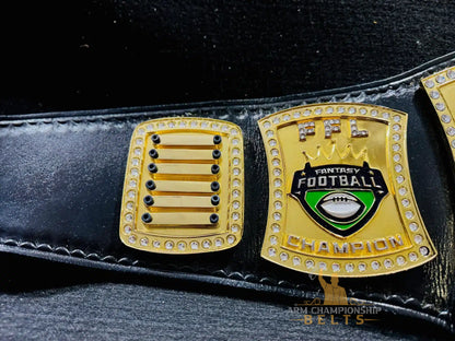 Fantasy Football Title Belt with Name Plates