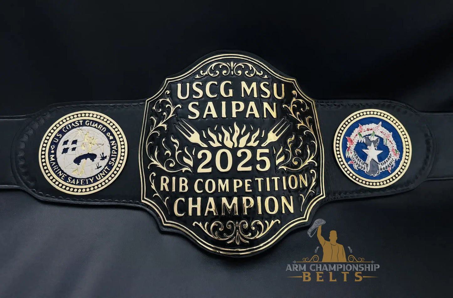 Custom Rib Competition Championship Belt