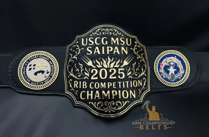 Custom Rib Competition Championship Belt
