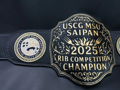 Custom Rib Competition Championship Belt