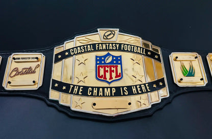 CFFL Fantasy Football Champion Belt – Custom League Trophy
