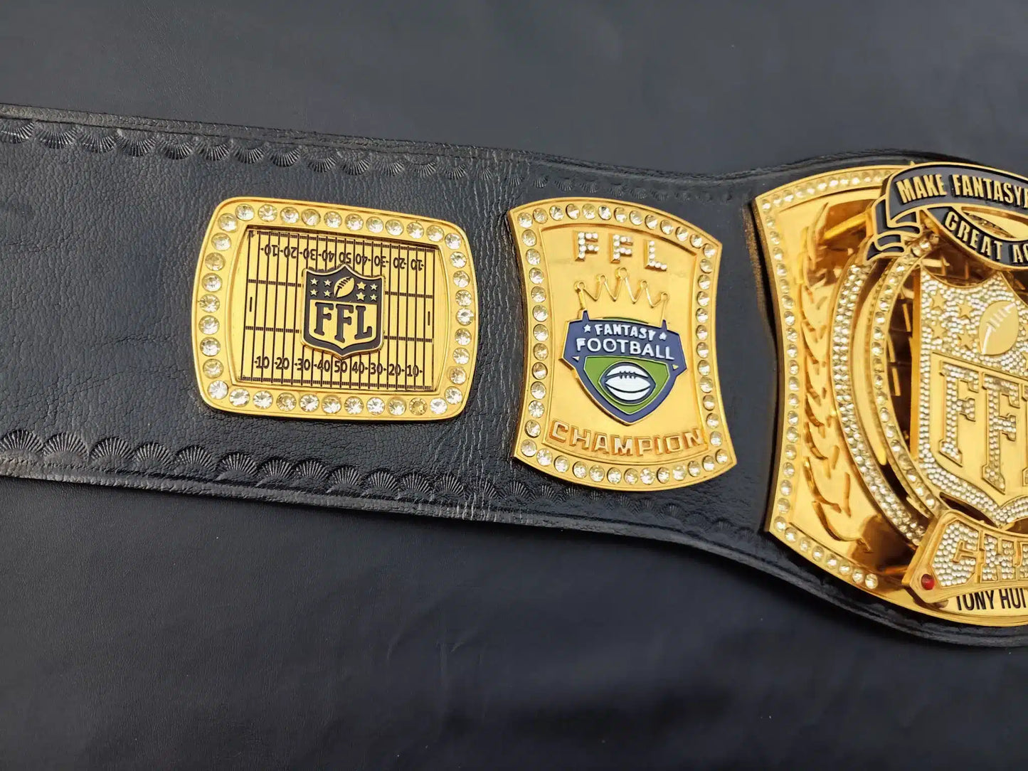 Custom Fantasy Football Spinner Championship Belt