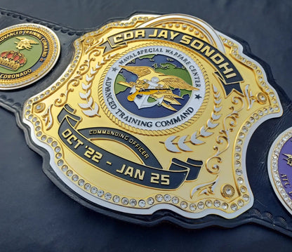 Elite Custom Military Championship Belt