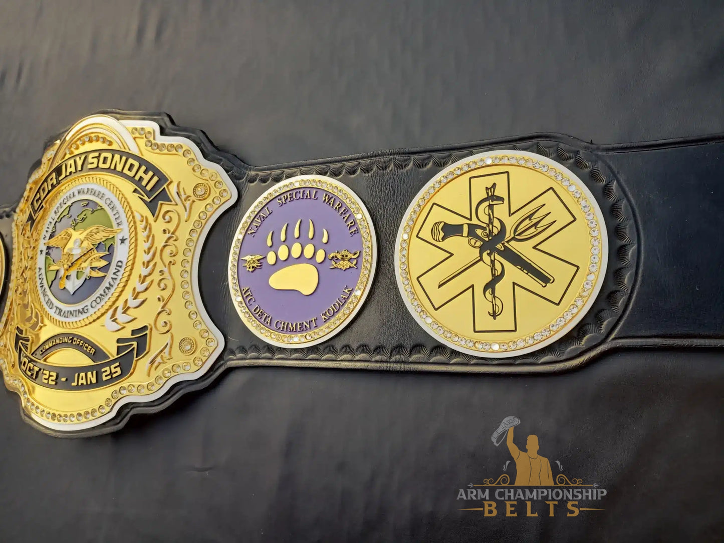 Elite Custom Military Championship Belt