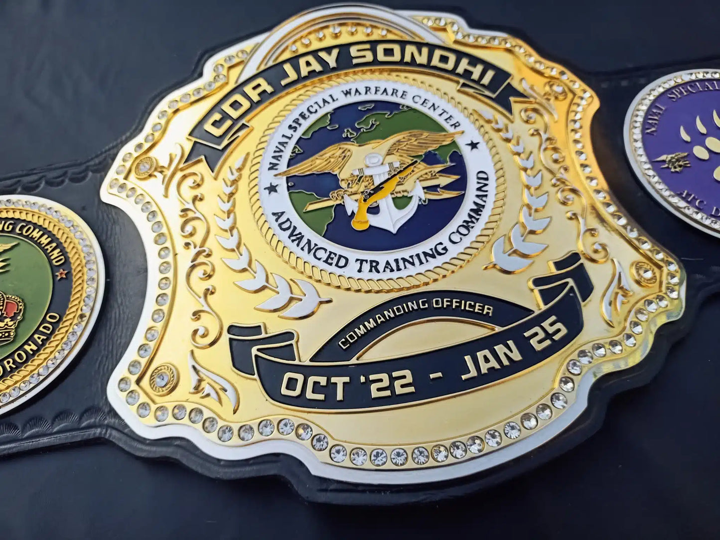 Elite Custom Military Championship Belt