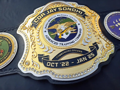 Elite Custom Military Championship Belt