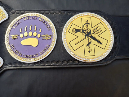 Elite Custom Military Championship Belt