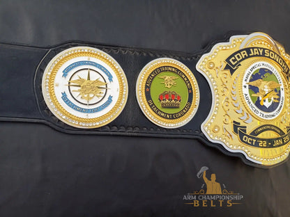 Elite Custom Military Championship Belt