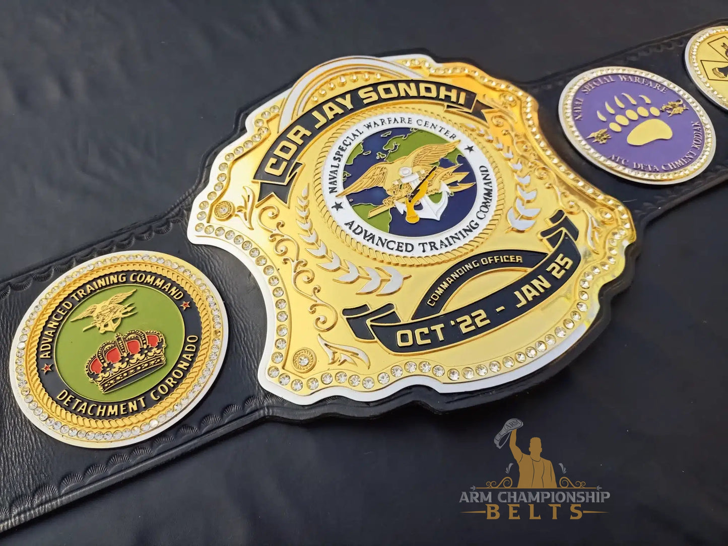 Elite Custom Military Championship Belt