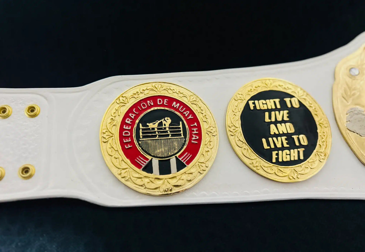 Muay Thai Fighting League Belt – Personalized Award