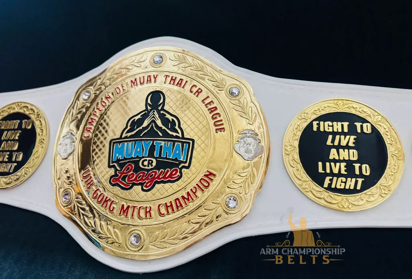 Muay Thai Fighting League Belt – Personalized Award