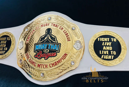 Muay Thai Fighting League Belt – Personalized Award