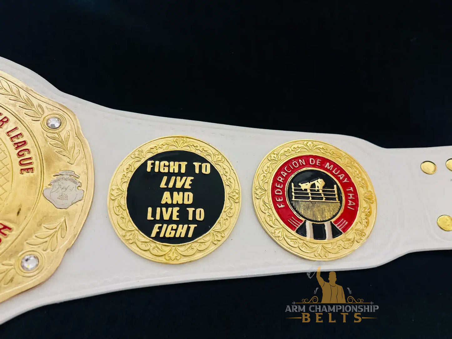 Muay Thai Fighting League Belt – Personalized Award