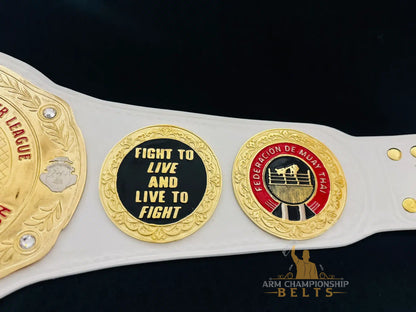 Muay Thai Fighting League Belt – Personalized Award