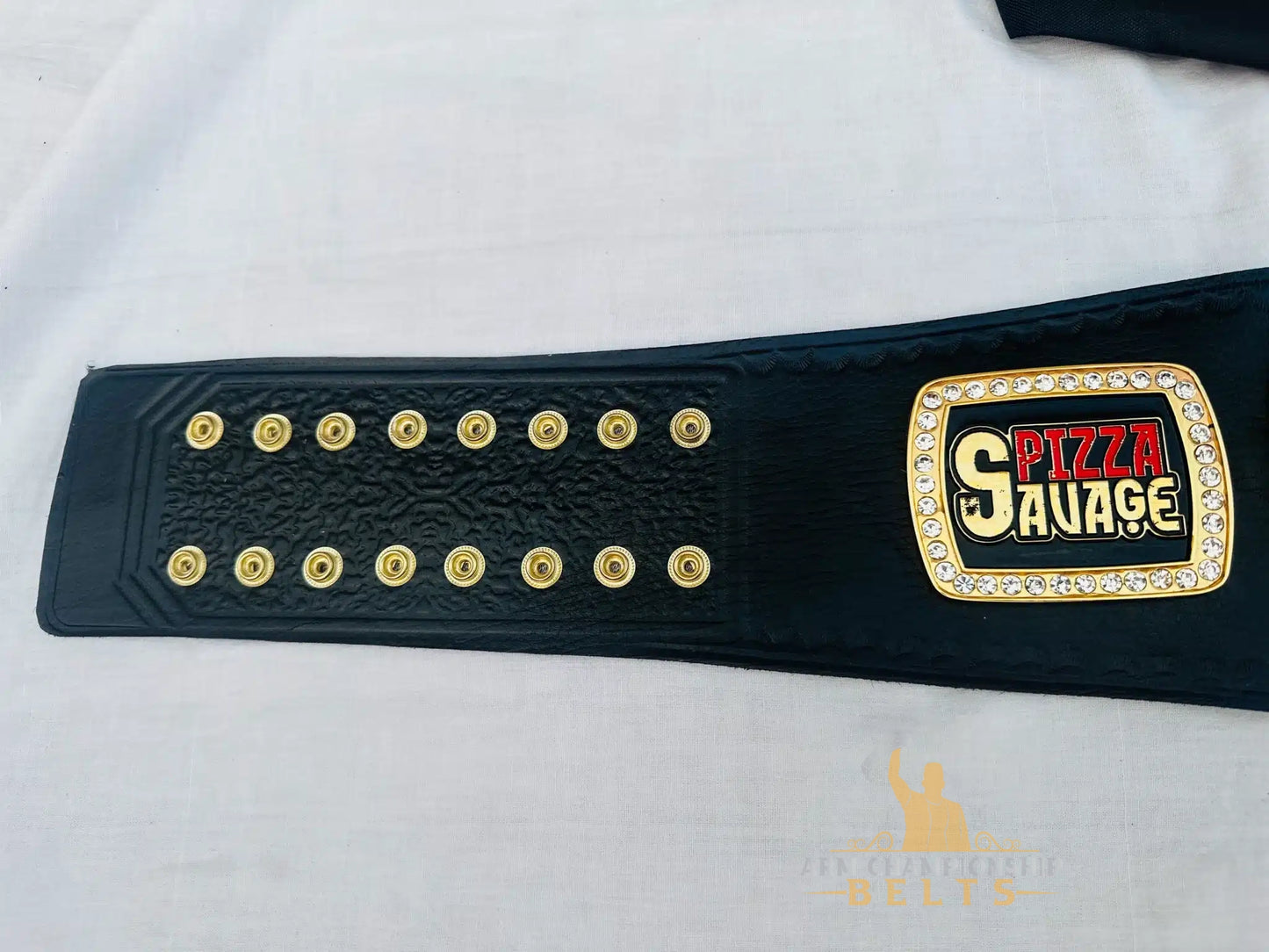 Custom Pizza Spinner Championship Belt