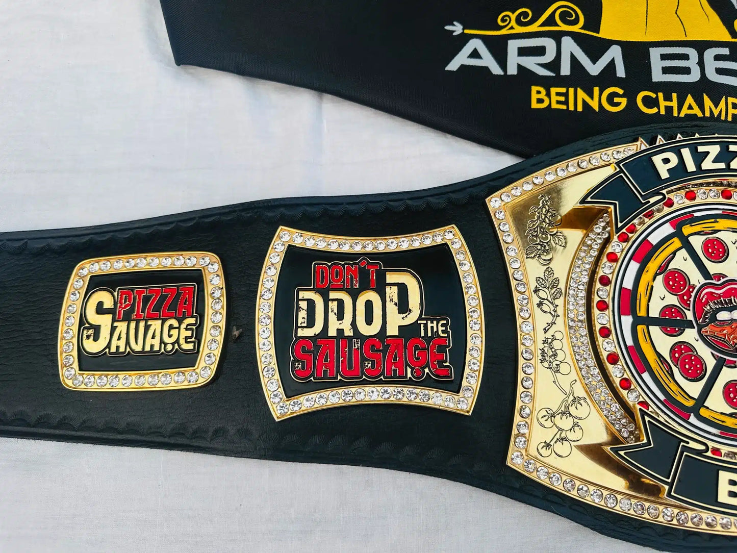 Custom Pizza Spinner Championship Belt
