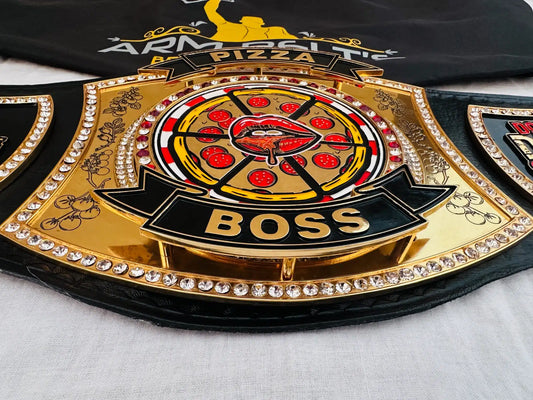 Custom Pizza Spinner Championship Belt