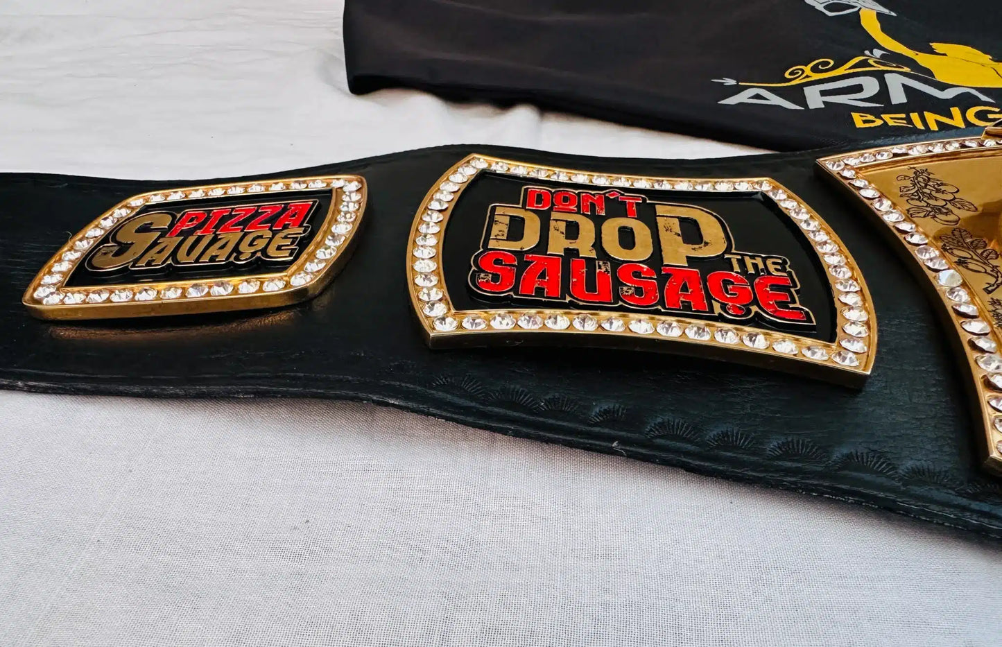 Custom Pizza Spinner Championship Belt