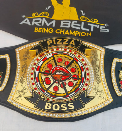 Custom Pizza Spinner Championship Belt
