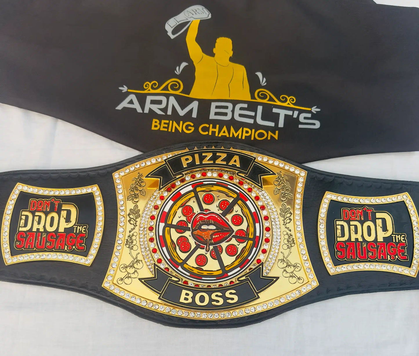 Custom Pizza Spinner Championship Belt