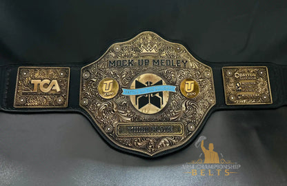 Custom Championship Belts for Events – Gold, Silver & Bronze Awards