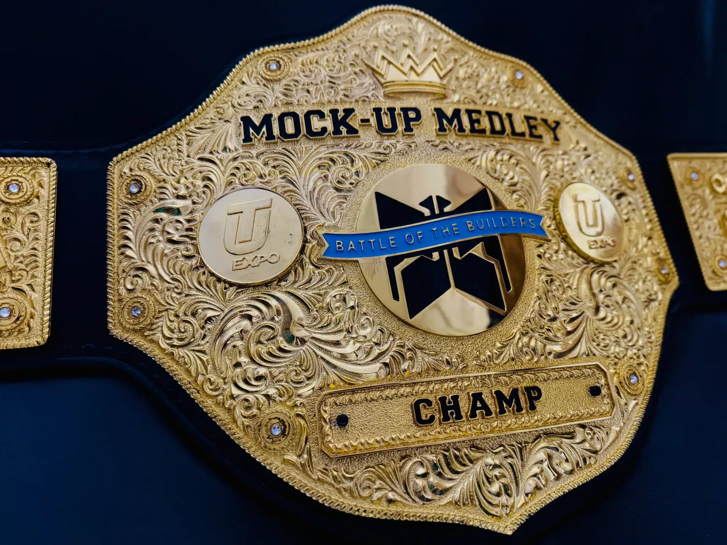 Custom Championship Belts for Events – Gold, Silver & Bronze Awards