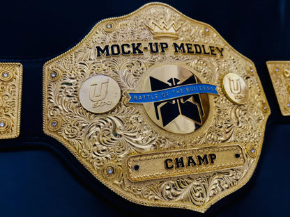 Custom Championship Belts for Events – Gold, Silver & Bronze Awards