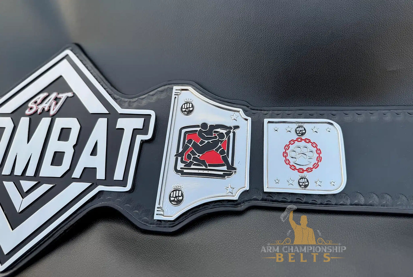 Combat Championship Belt – Premium Chrome-Plated