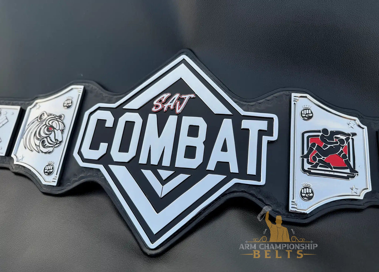 Combat Championship Belt – Premium Chrome-Plated