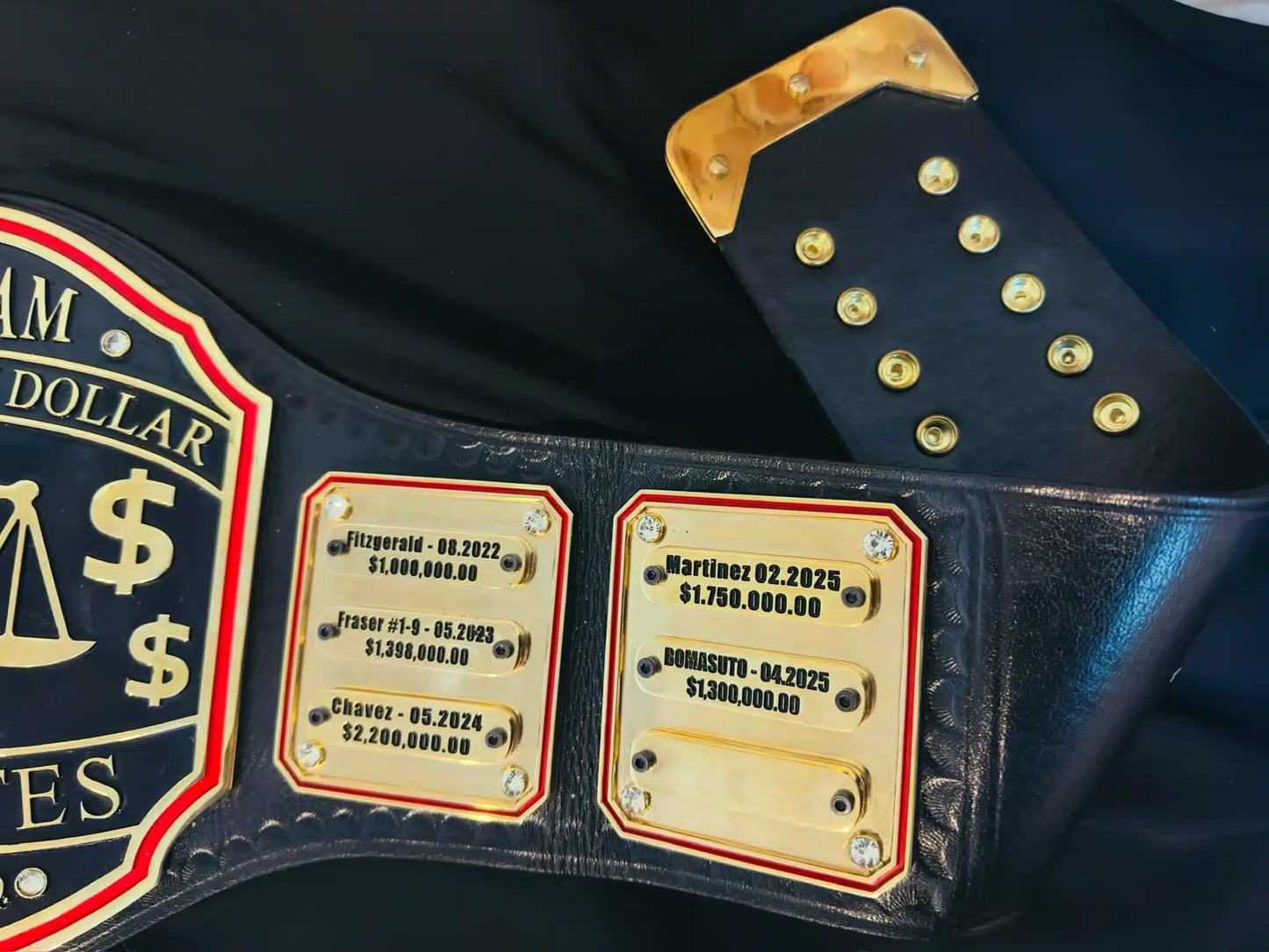 Million Dollar Advocates Championship Belt