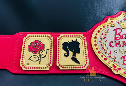 Custom Barbie-Inspired Birthday Championship Belt