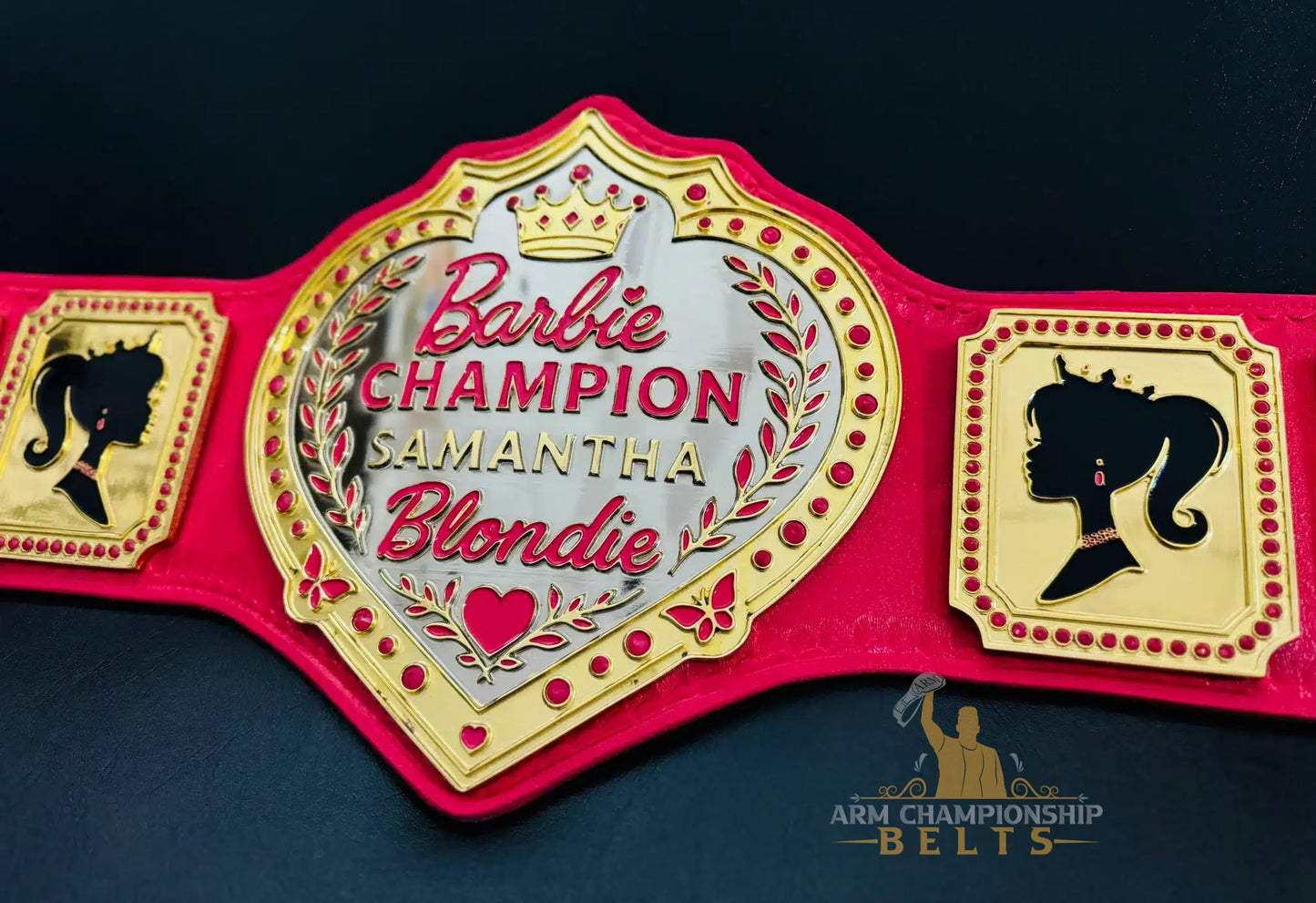 Custom Barbie-Inspired Birthday Championship Belt