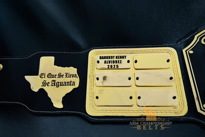 The Ultimate FFL Champion Belt with Nameplates