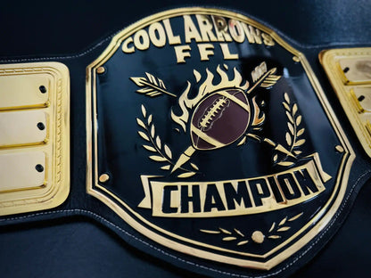 The Ultimate FFL Champion Belt with Nameplates