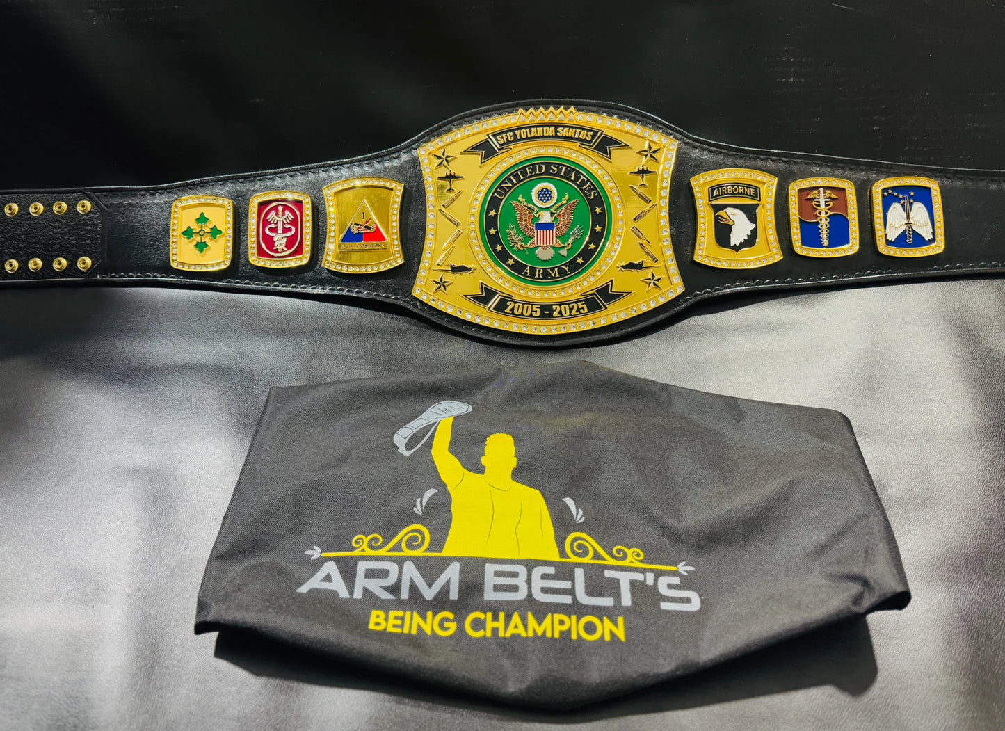 Custom U.S. Army Championship Belt