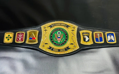 Custom U.S. Army Championship Belt