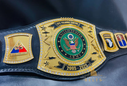 Custom U.S. Army Championship Belt