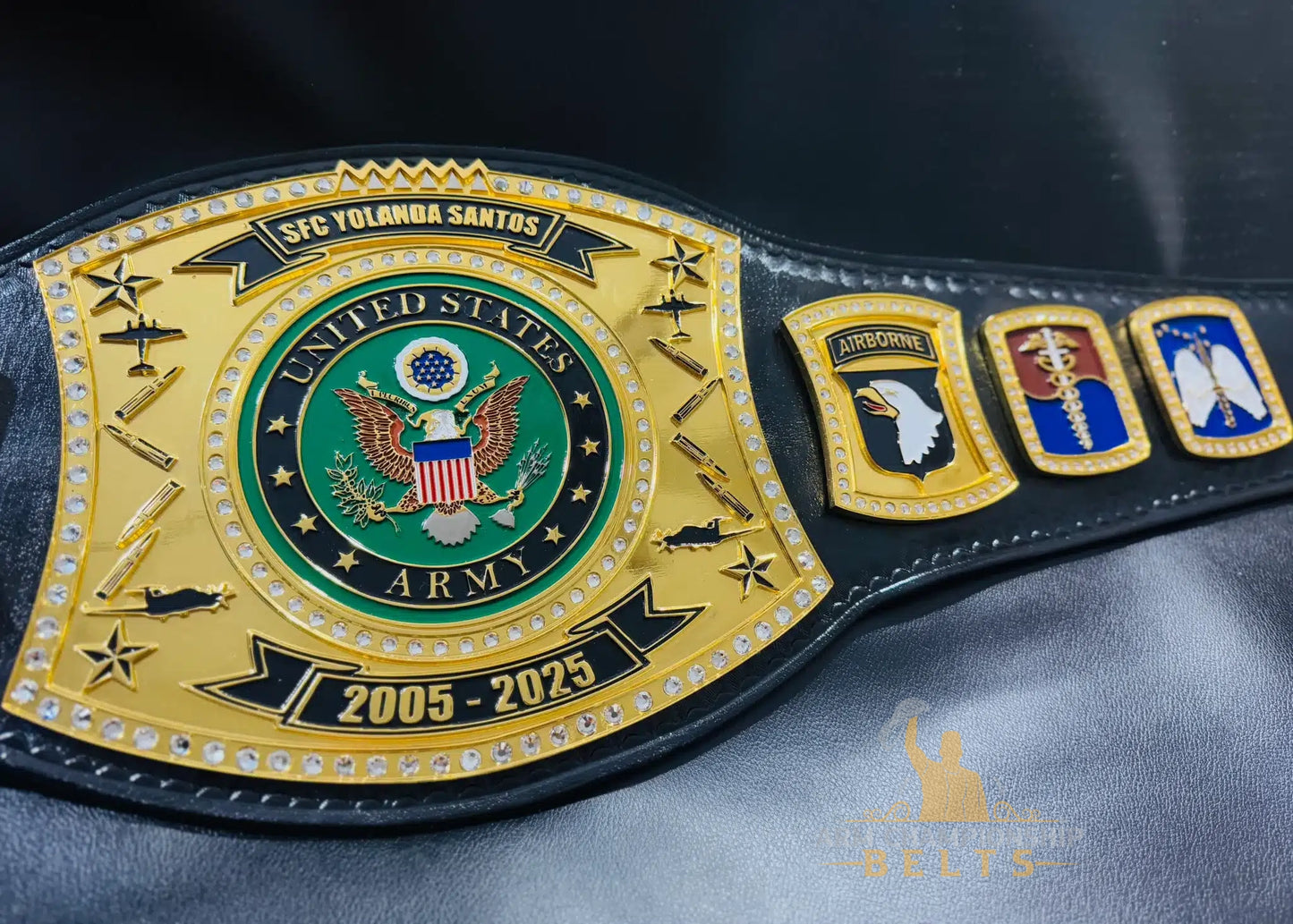 Custom U.S. Army Championship Belt