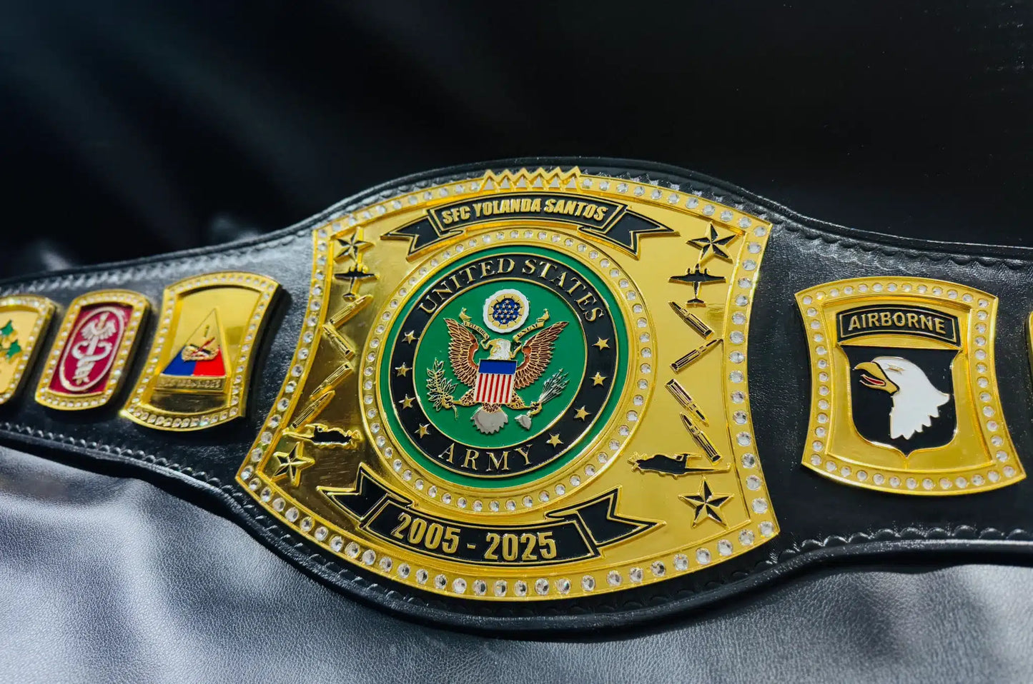 Custom U.S. Army Championship Belt