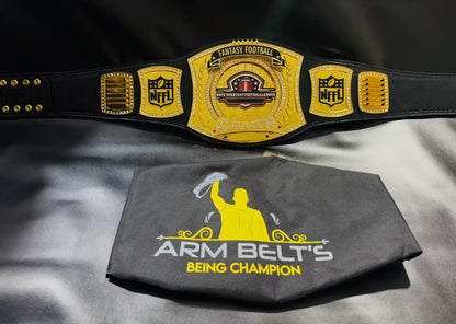 Fantasy Football Title Belt with Name Plates