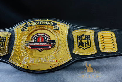 Fantasy Football Title Belt with Name Plates